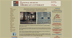 Desktop Screenshot of coverletmuseum.org
